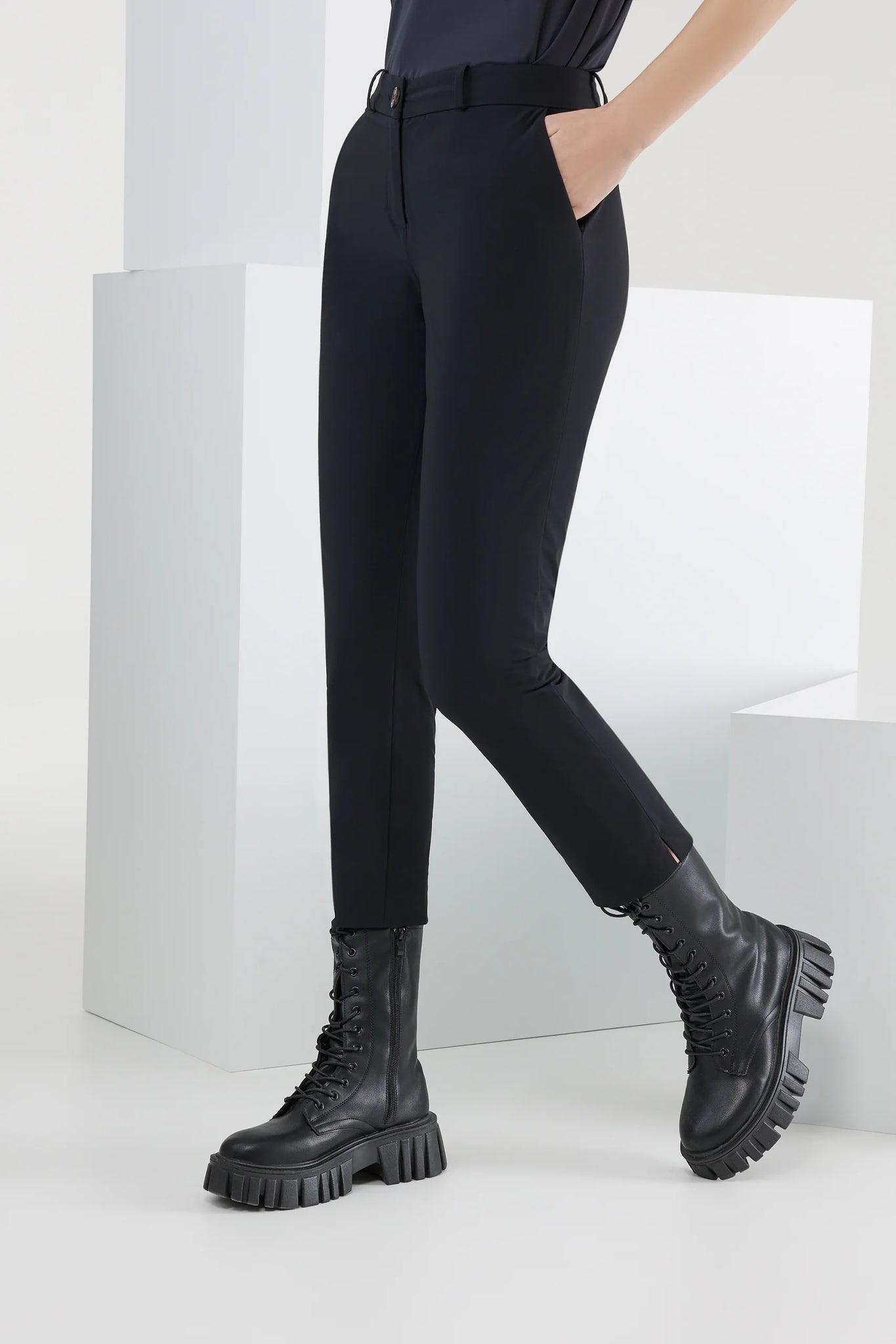 Pantalone da Donna Revo Chino RRD / Nero - Ideal Moda