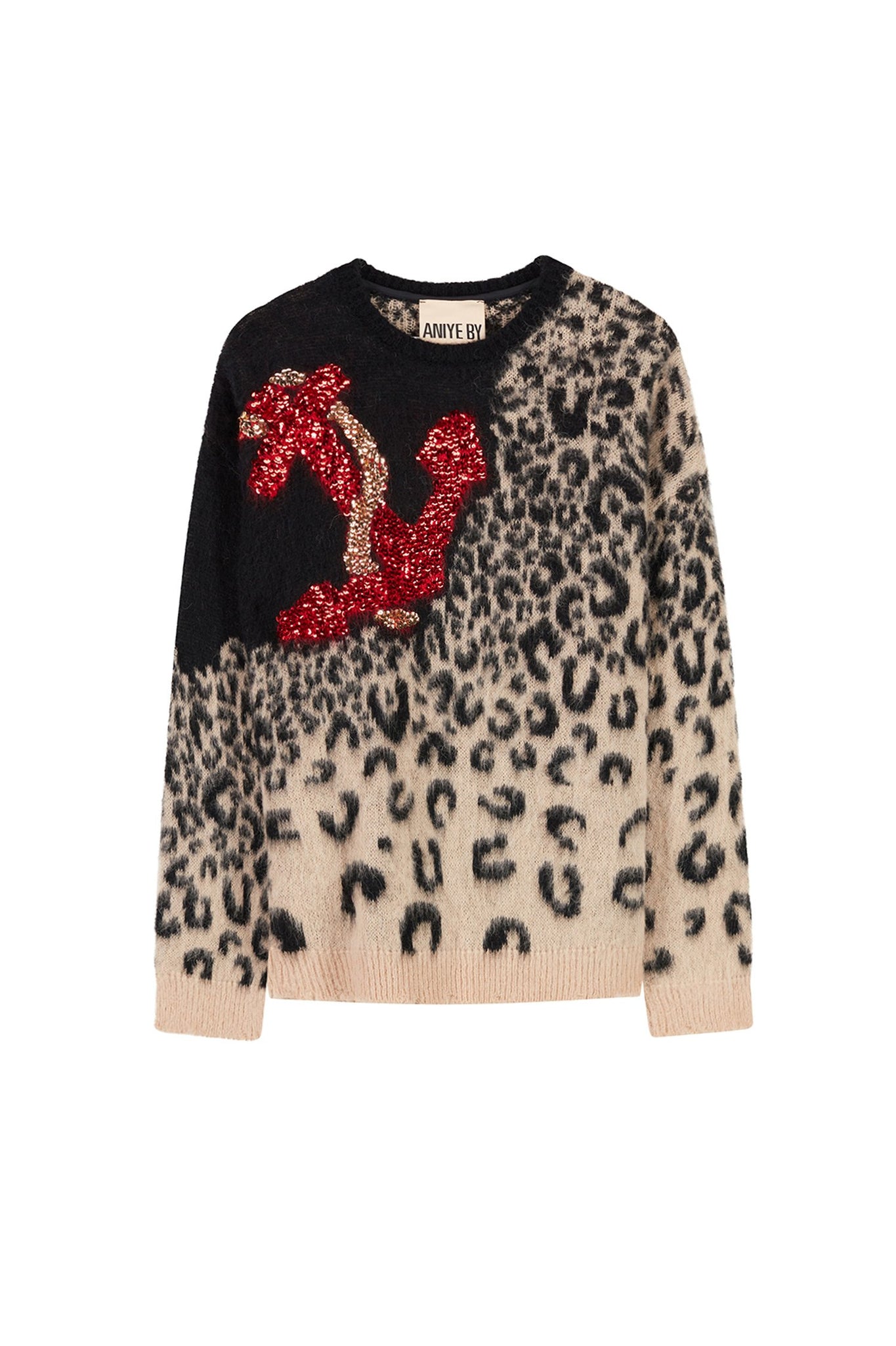 Maglia con Paillettes Aniye By / Beige - Ideal Moda