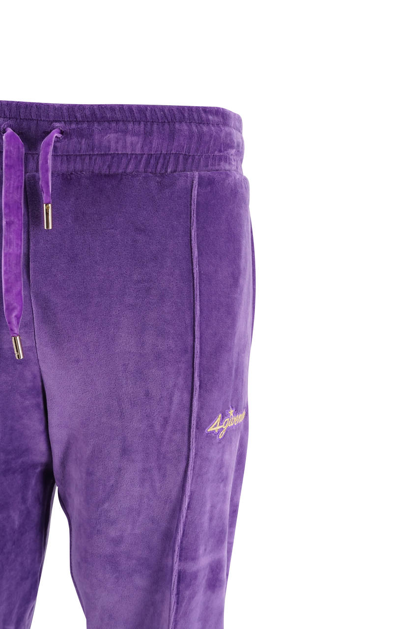 Pantalone 4Giveness in Tuta / Viola - Ideal Moda