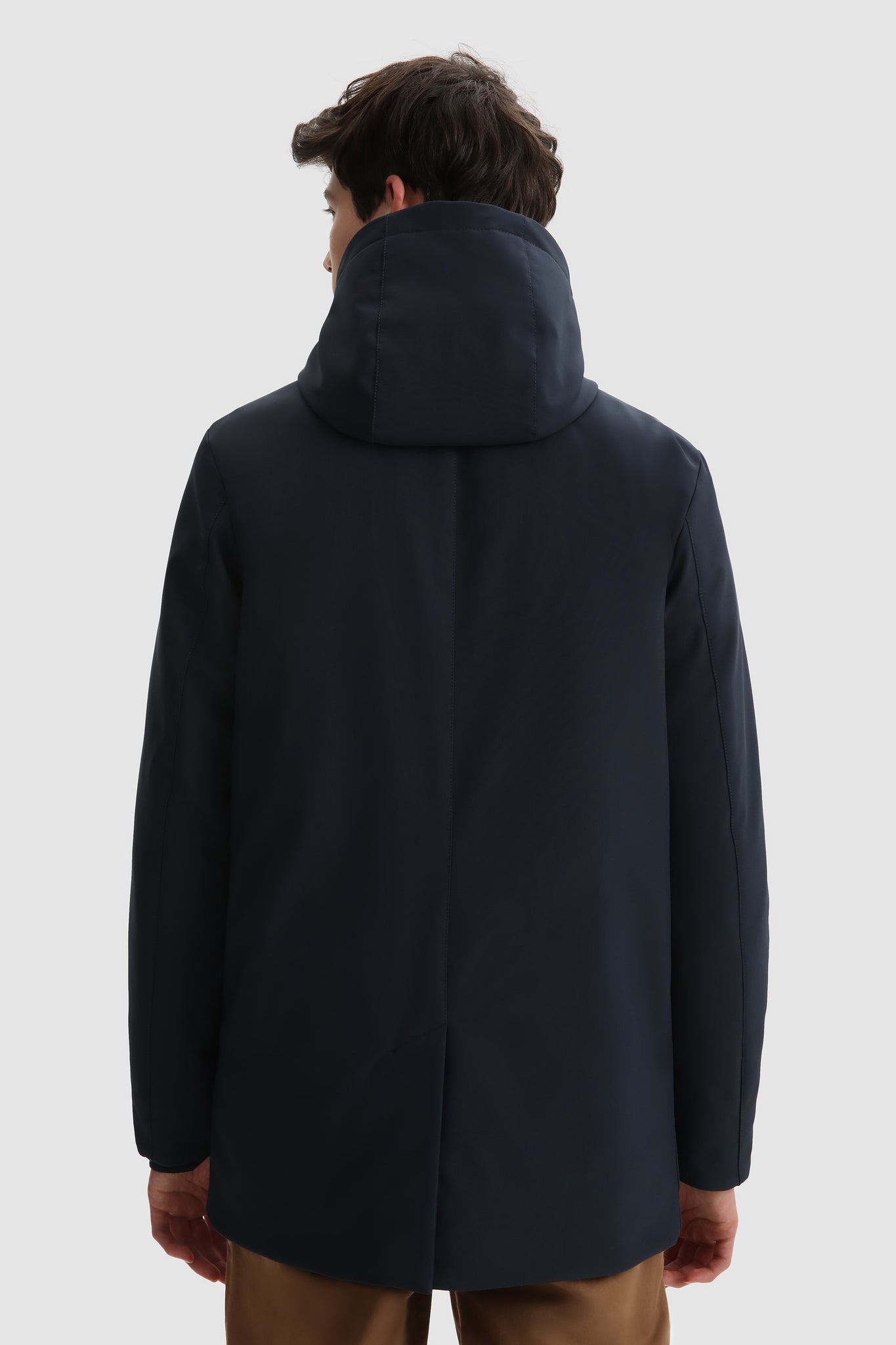 Giacca Woolrich in soft shell / Blu - Ideal Moda