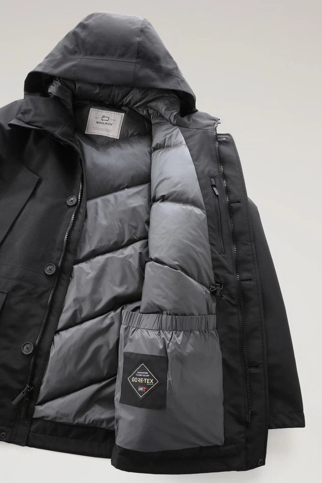 Giubbino in Goretex Woolrich / Nero - Ideal Moda