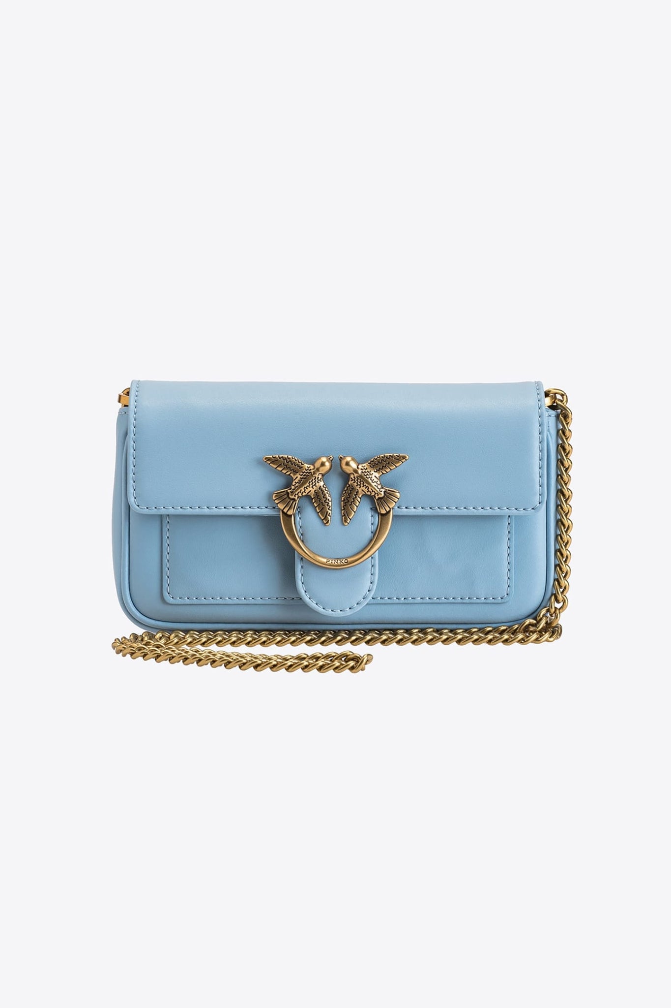 Borsa Pinko Pocket Love Bag / Azzurro - Ideal Moda