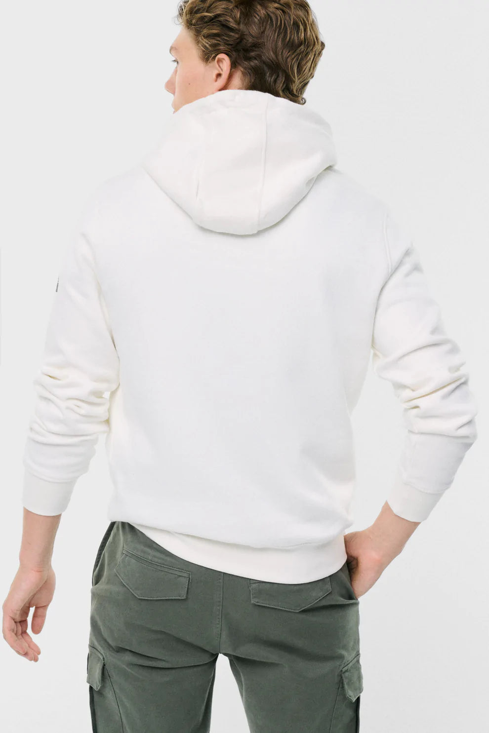 Felpa con Cappuccio Ecoalf / Bianco - Ideal Moda