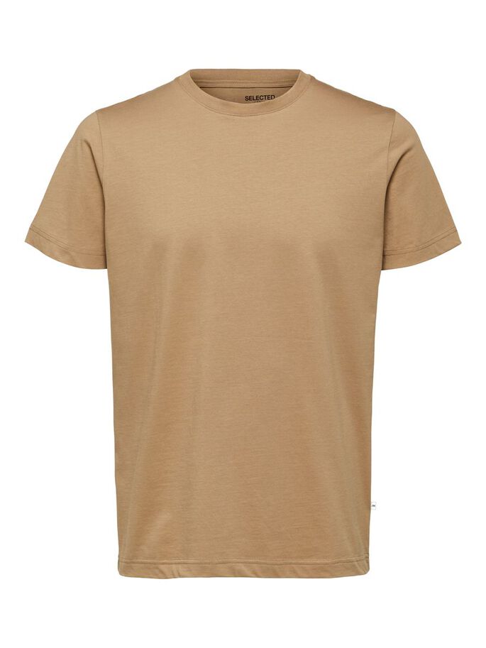 Maglia a Girocollo / Beige - Ideal Moda