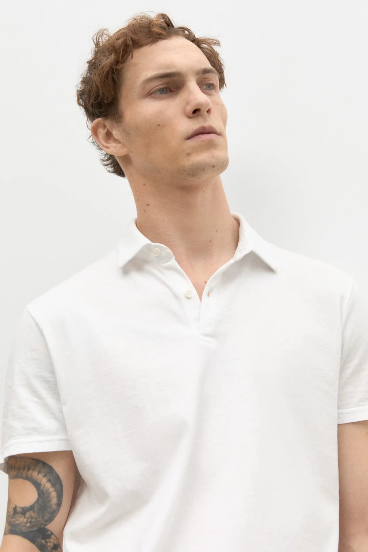 Polo in Jersey Ecoalf / Bianco - Ideal Moda