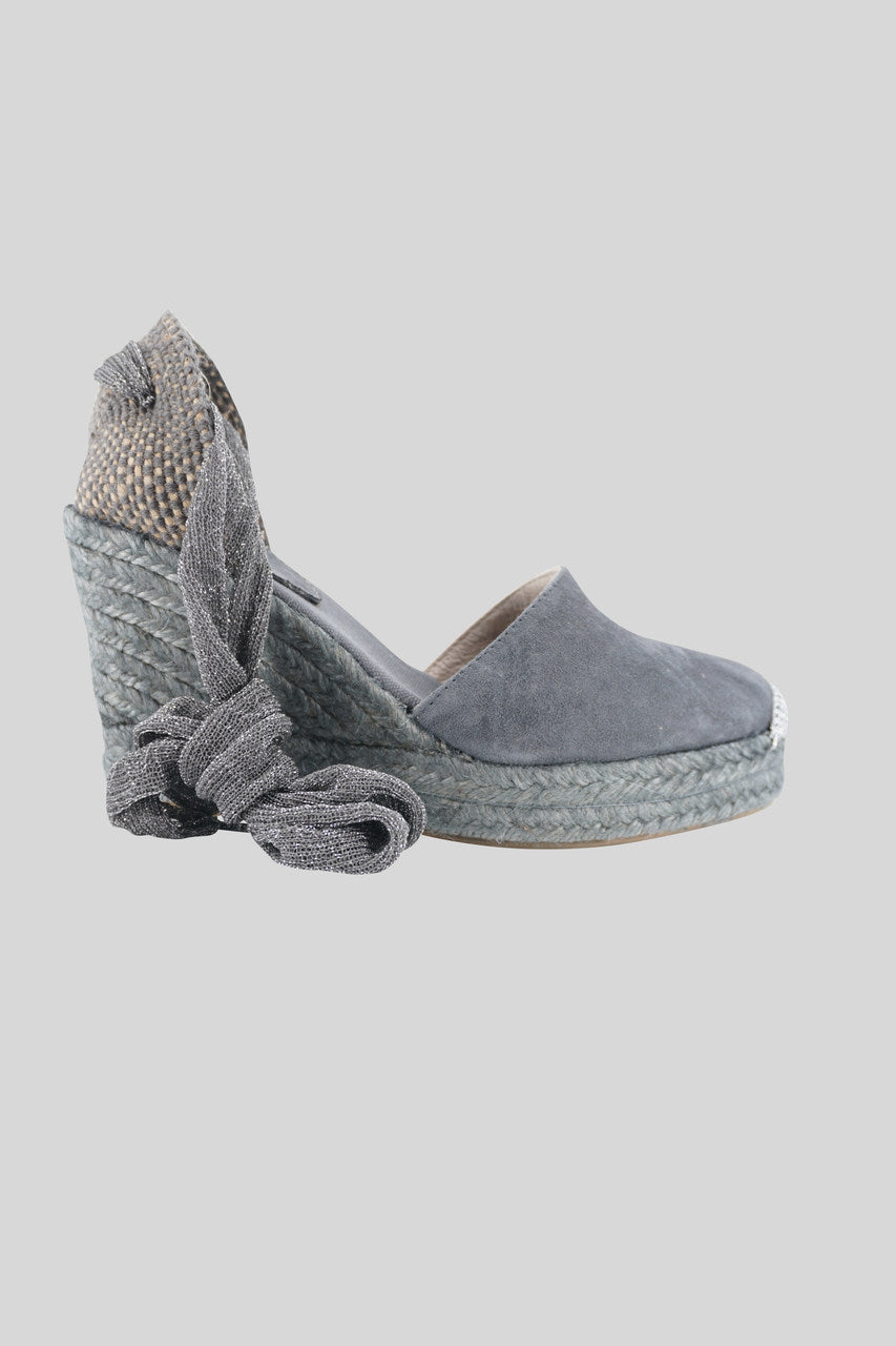 Decolleté in camoscio / Grigio - Ideal Moda