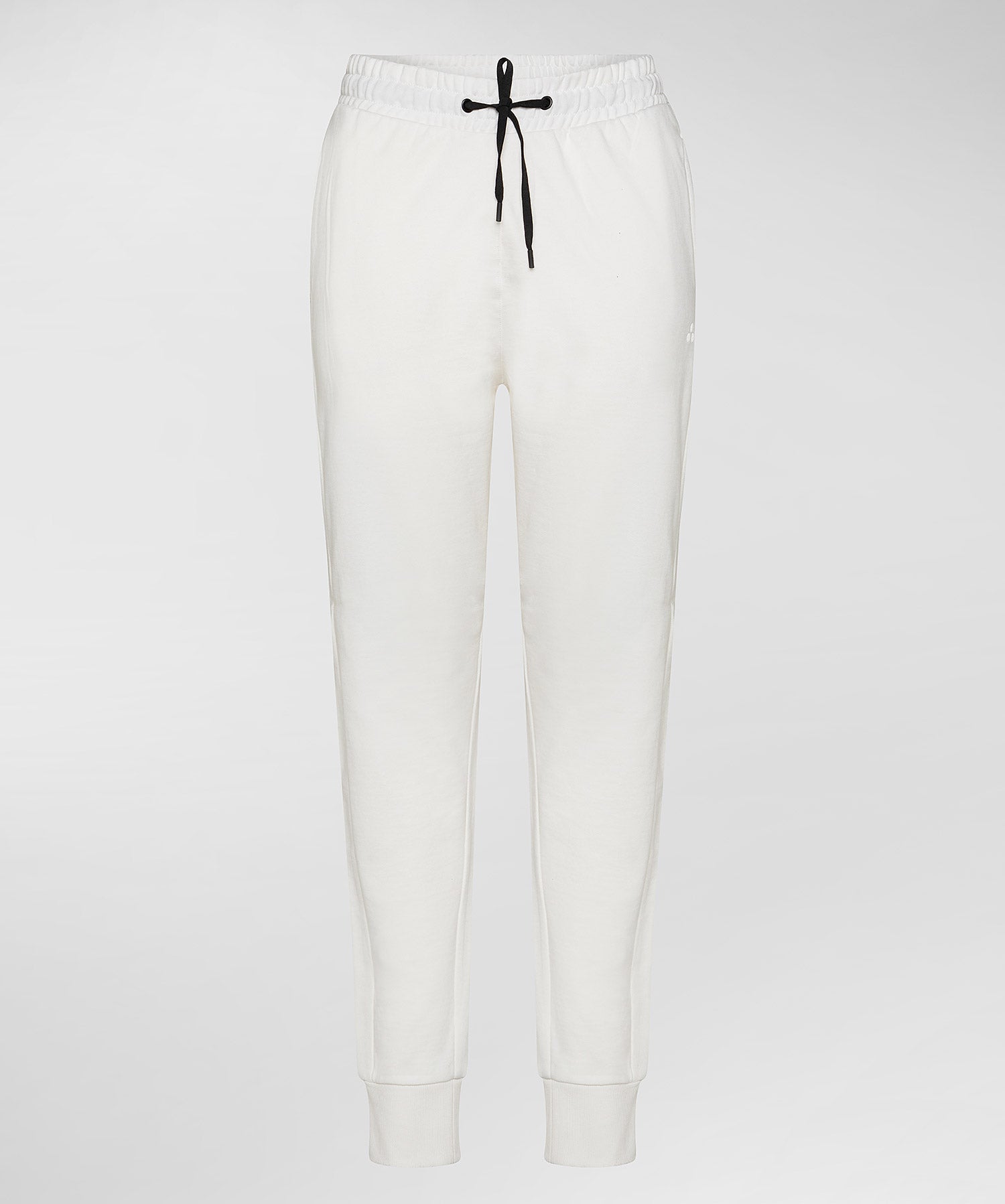 Pantalone Confortevoli in Felpa / Bianco - Ideal Moda