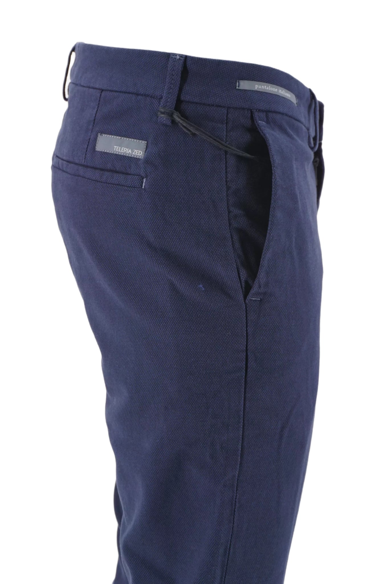 Pantalone con Fantasia Teleria Zed / Blu - Ideal Moda