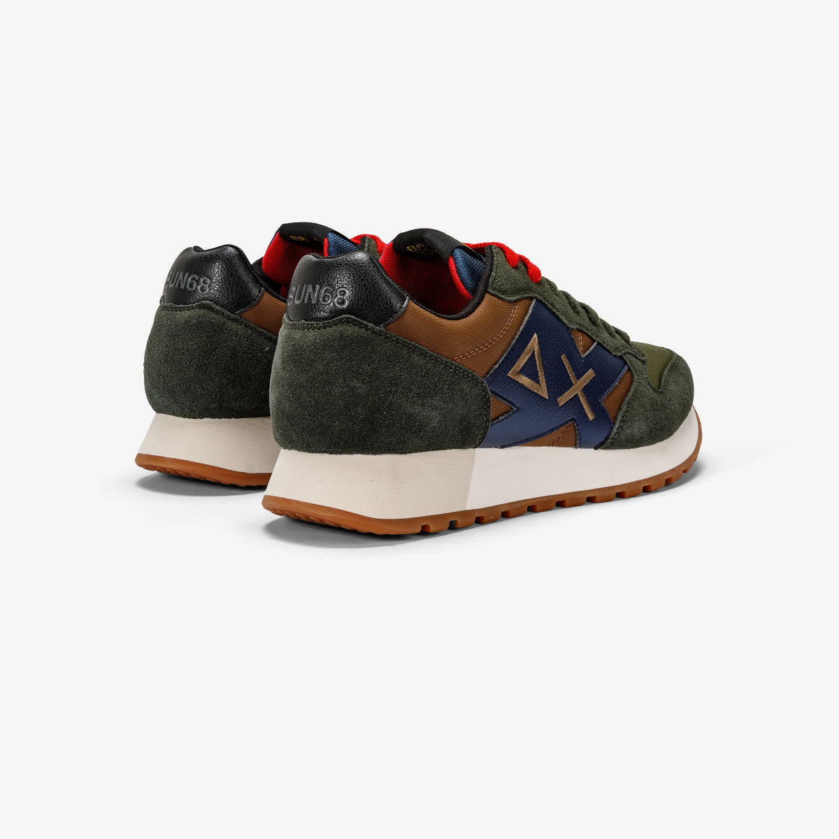 Sneaker Jaki Bicolor Sun 68 / Verde - Ideal Moda