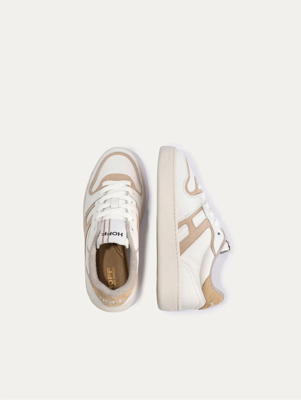 Sneaker con Inserti in Pelle Hoff / Bianco - Ideal Moda