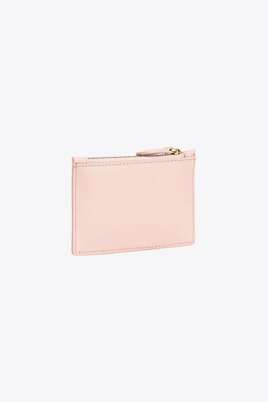 Porta Carte con Zip e Logo Pinko / Cipria - Ideal Moda