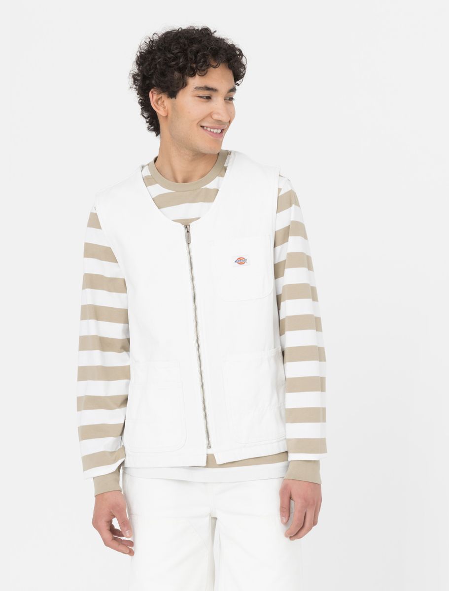 Gilet in Cotone Dickies / Bianco - Ideal Moda