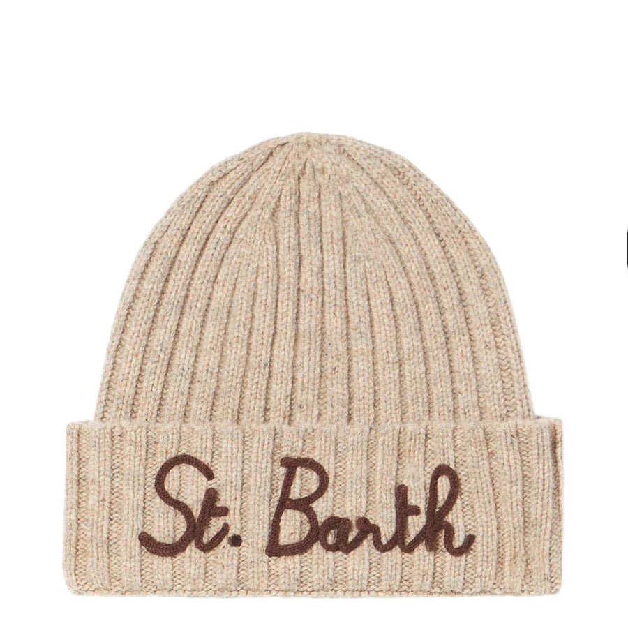 Cappello con Ricamo Mc2 Saint Barth / Beige - Ideal Moda
