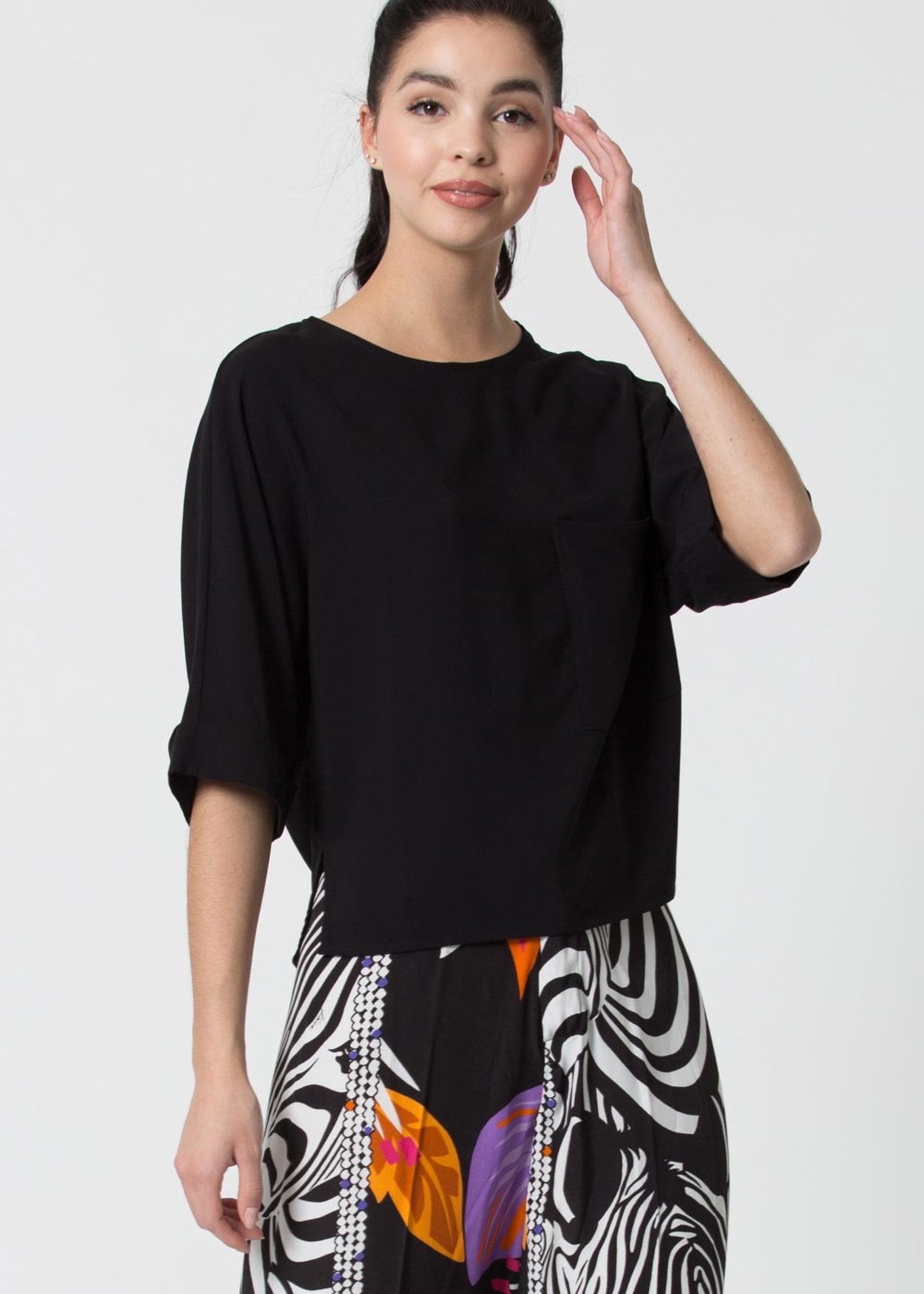 Blusa Kocca / Nero - Ideal Moda