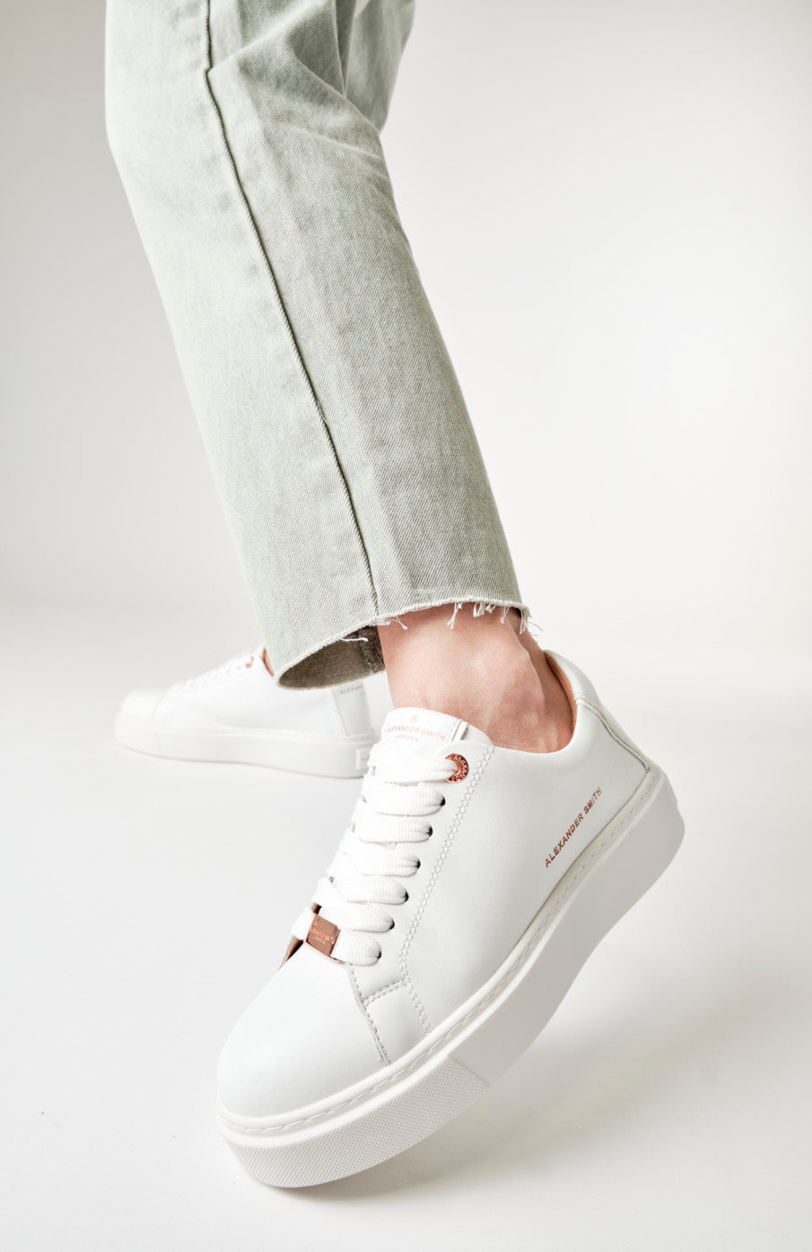 Sneaker in Pelle Alexander Smith / Bianco - Ideal Moda