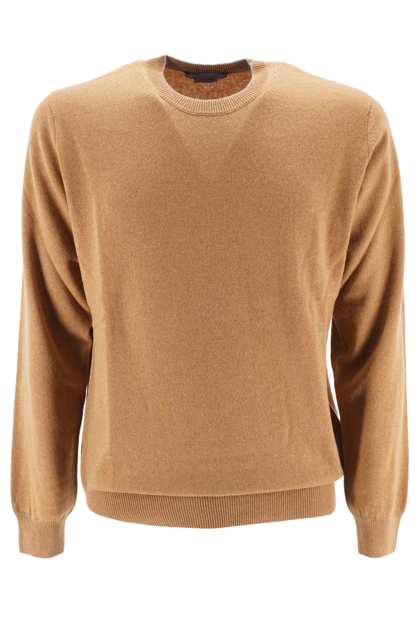 Maglia Girocollo in Puro Cashmere Corneliani / Beige - Ideal Moda