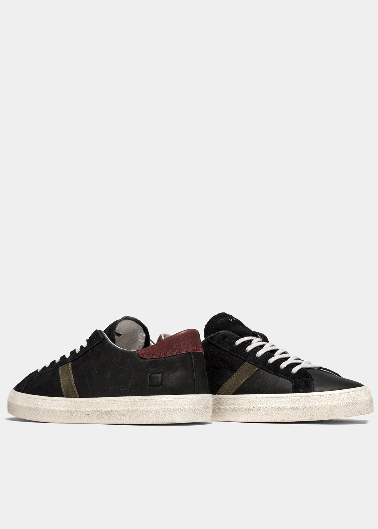 Sneaker DATE Hill Low Vintage Calf / Nero - Ideal Moda