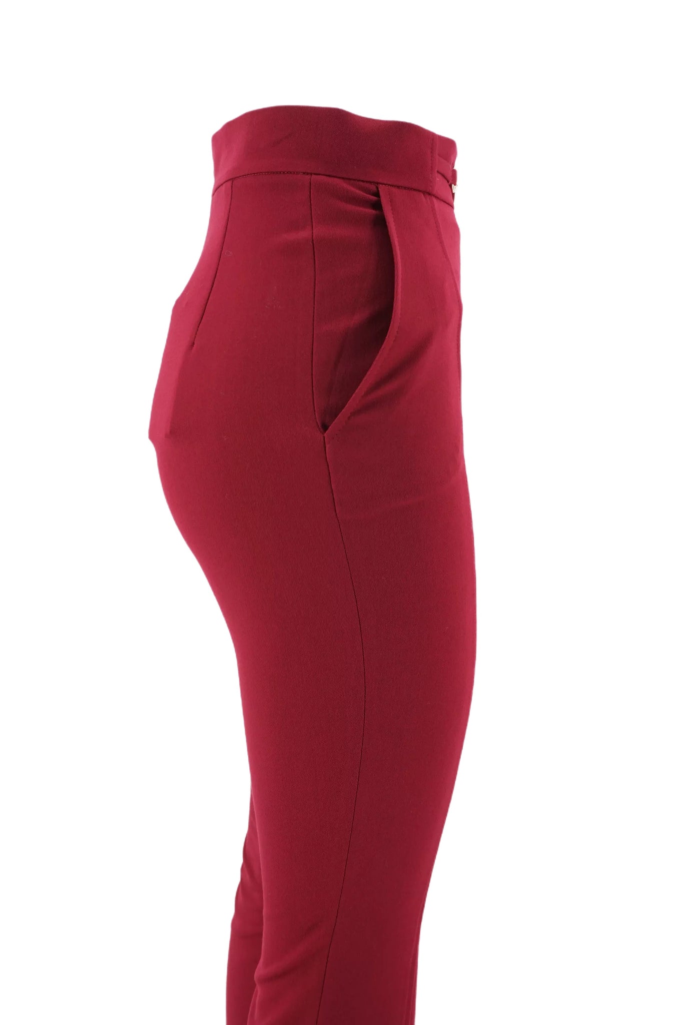 Pantalone a Zampa Kocca / Bordeaux - Ideal Moda