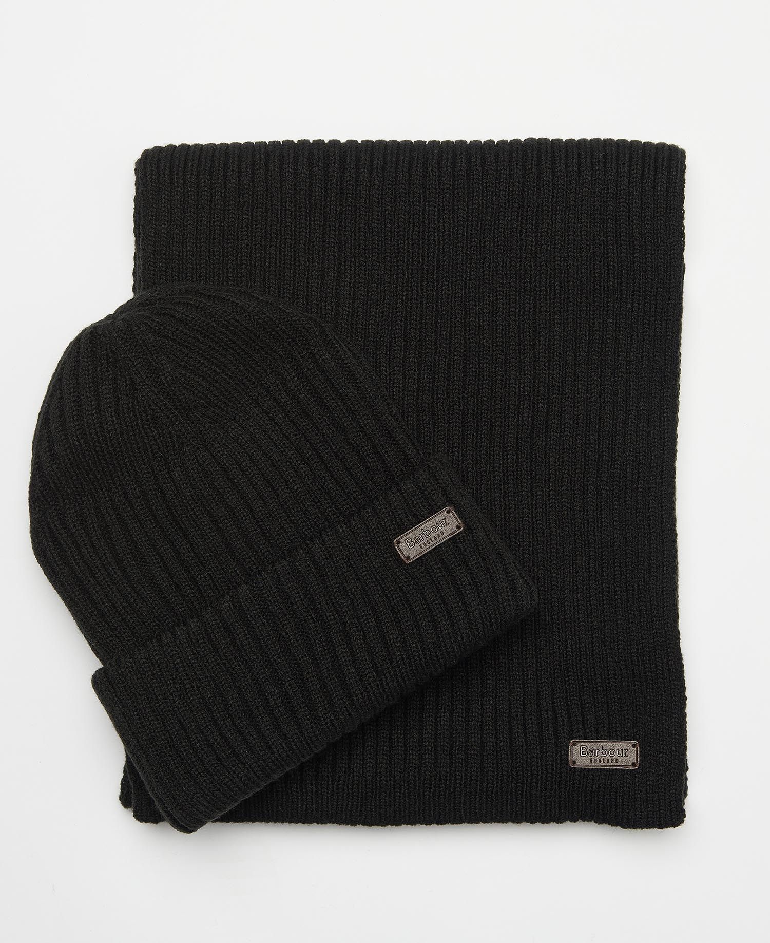 Berretto e Sciarpa Barbour / Nero - Ideal Moda