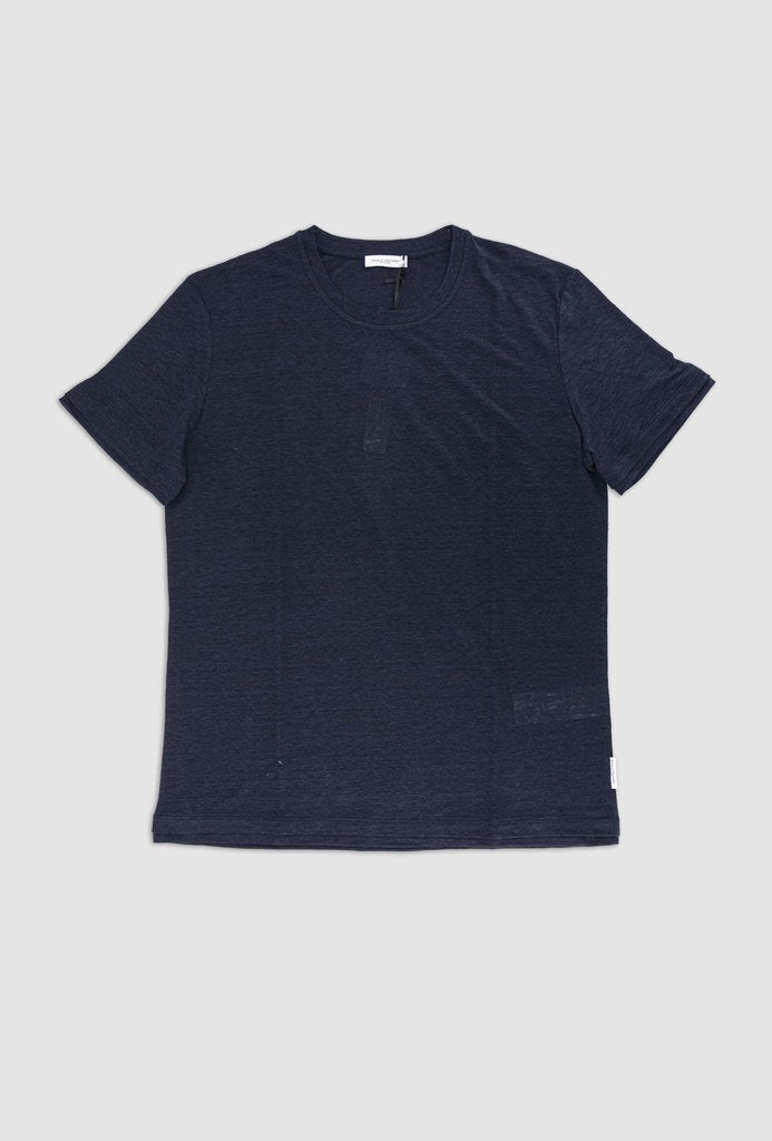 T-shirt con bordi doppi / Blu - Ideal Moda