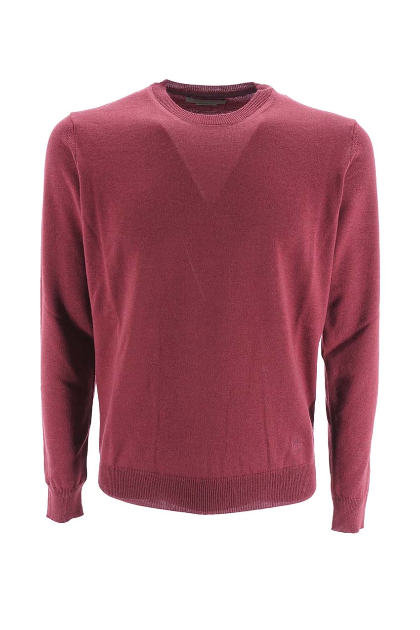 Maglia Corneliani Girocollo / Bordeaux - Ideal Moda