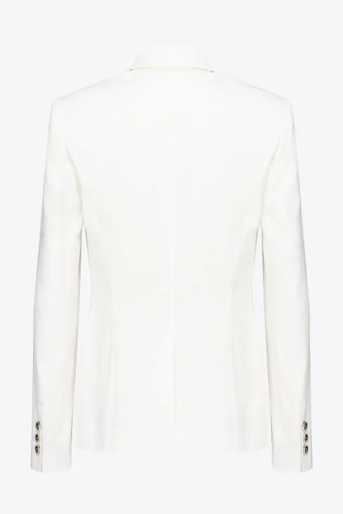 Giacca Monopetto in Lino Pinko / Bianco - Ideal Moda