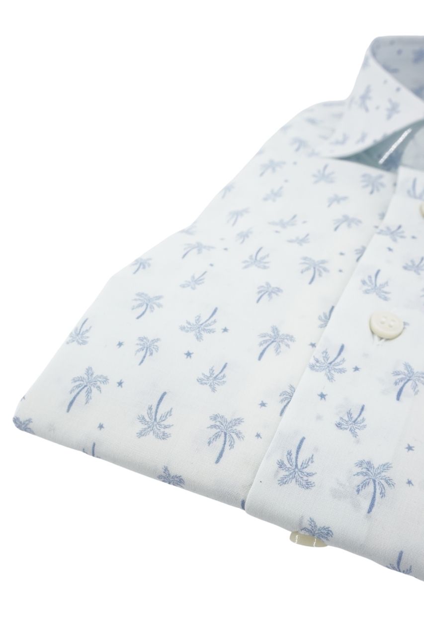Camicia Mastricamiciai con Fantasia / Bianco - Ideal Moda