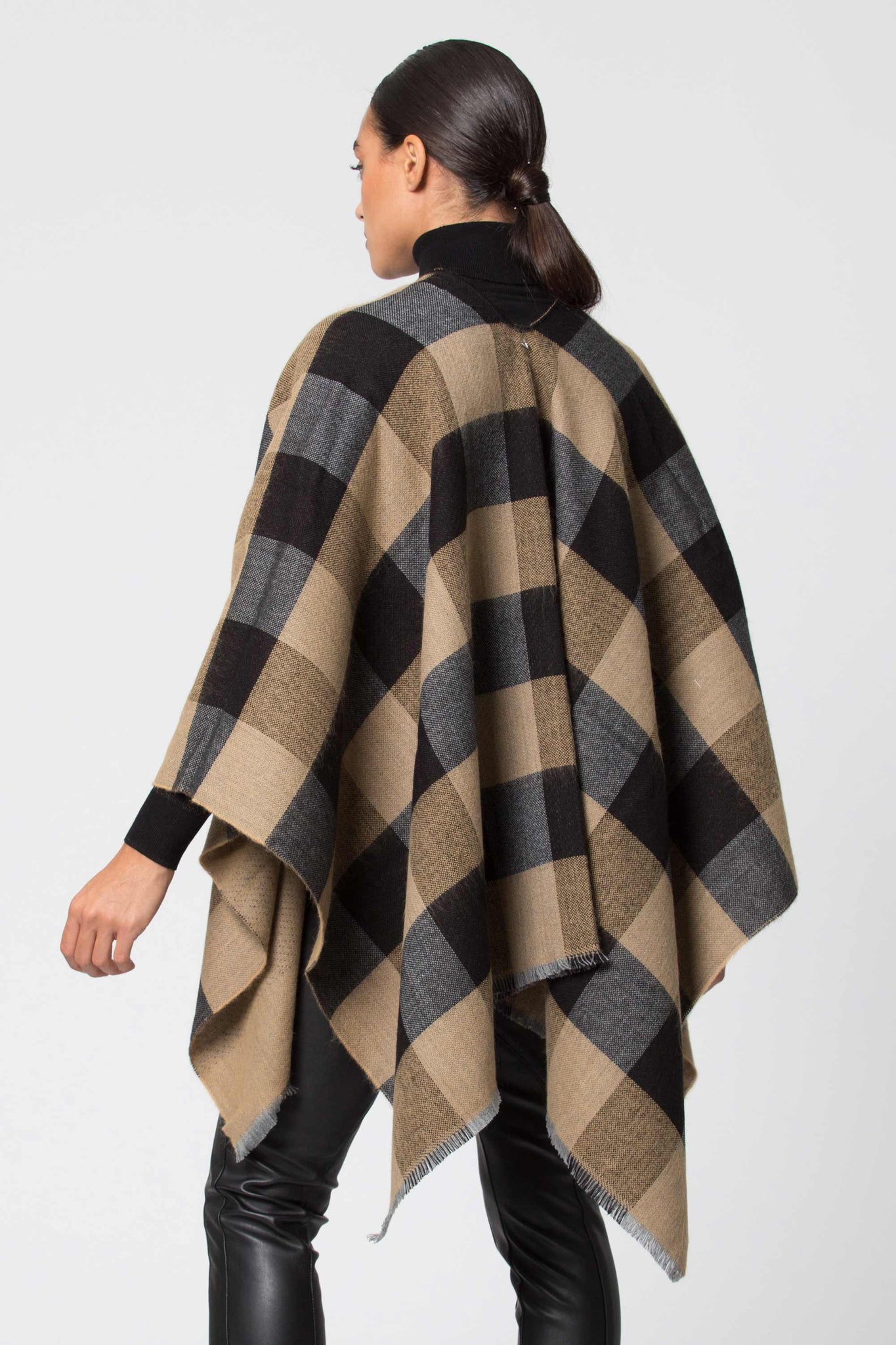 Sciarpa a Fantasia Kocca / Beige - Ideal Moda