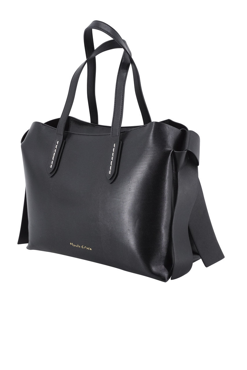 Borsa Manila Grace Tote Holly / Nero - Ideal Moda
