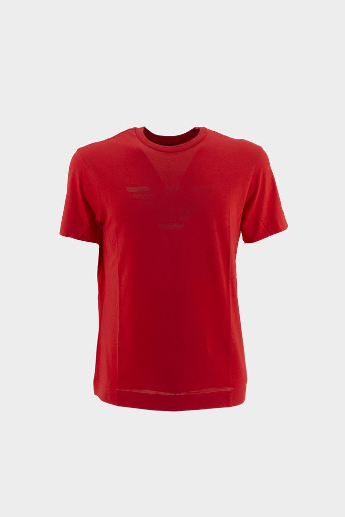 T-Shirt con Logo / Rosso - Ideal Moda