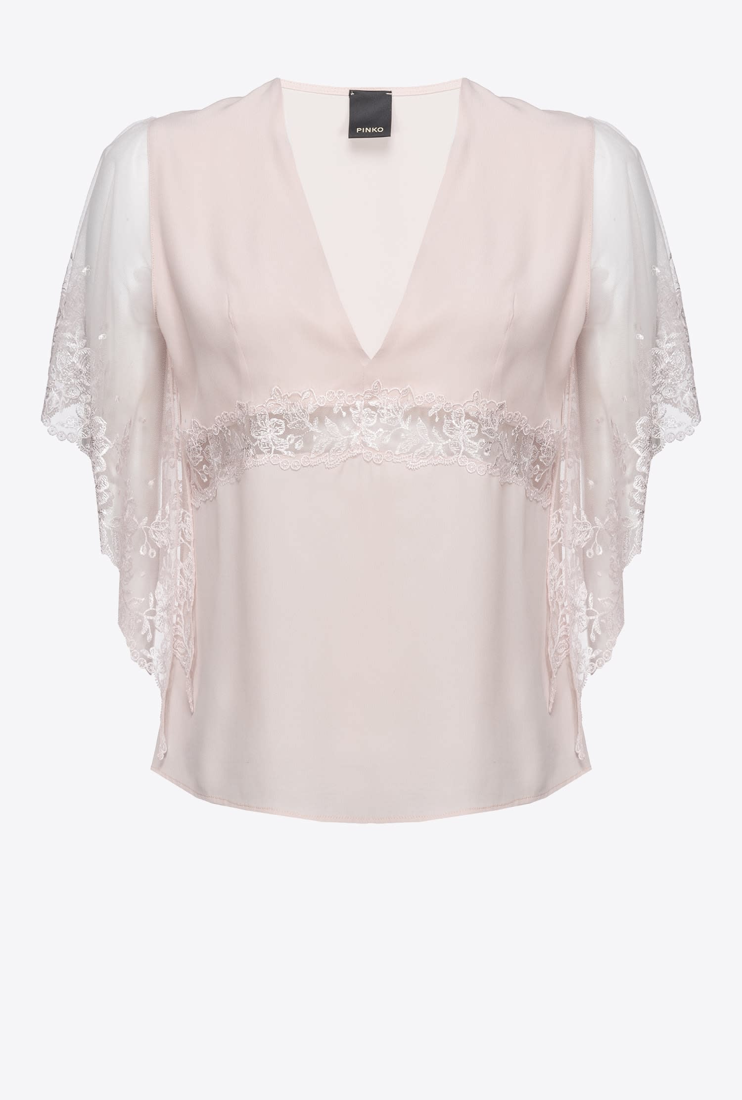 Top in Misto Seta Pinko / Rosa