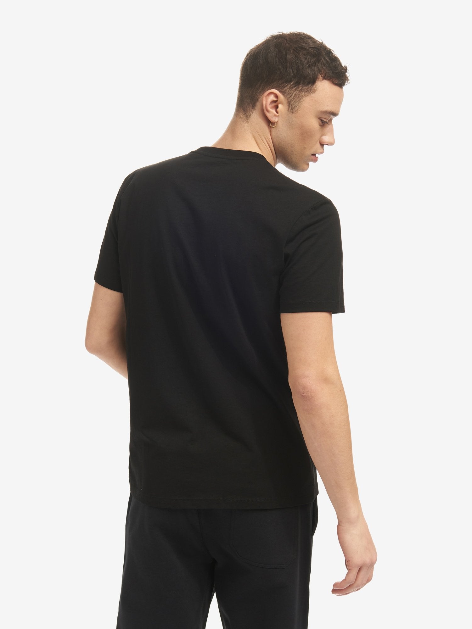 T-Shirt con Stampa Lenticolare / Nero - Ideal Moda