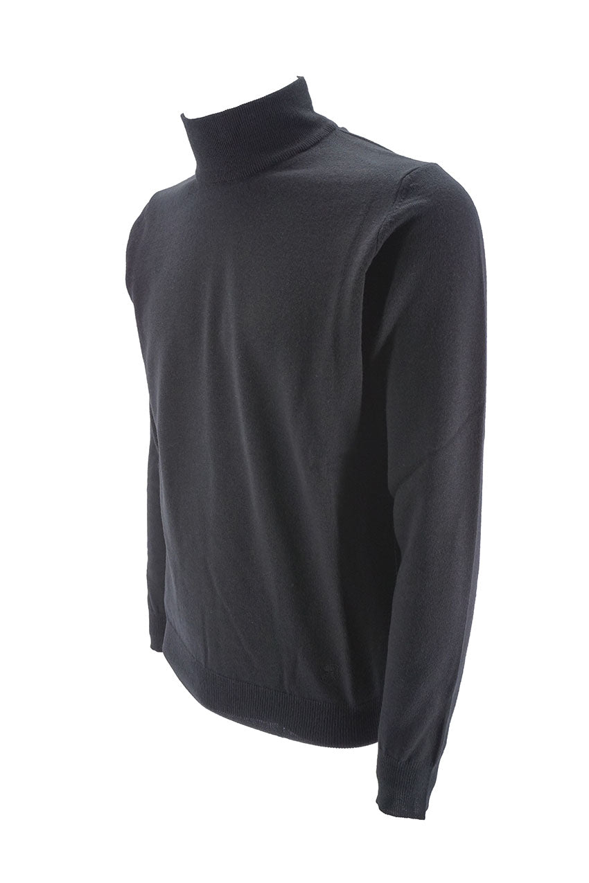 Maglia Corneliani a Collo Alto / Nero - Ideal Moda