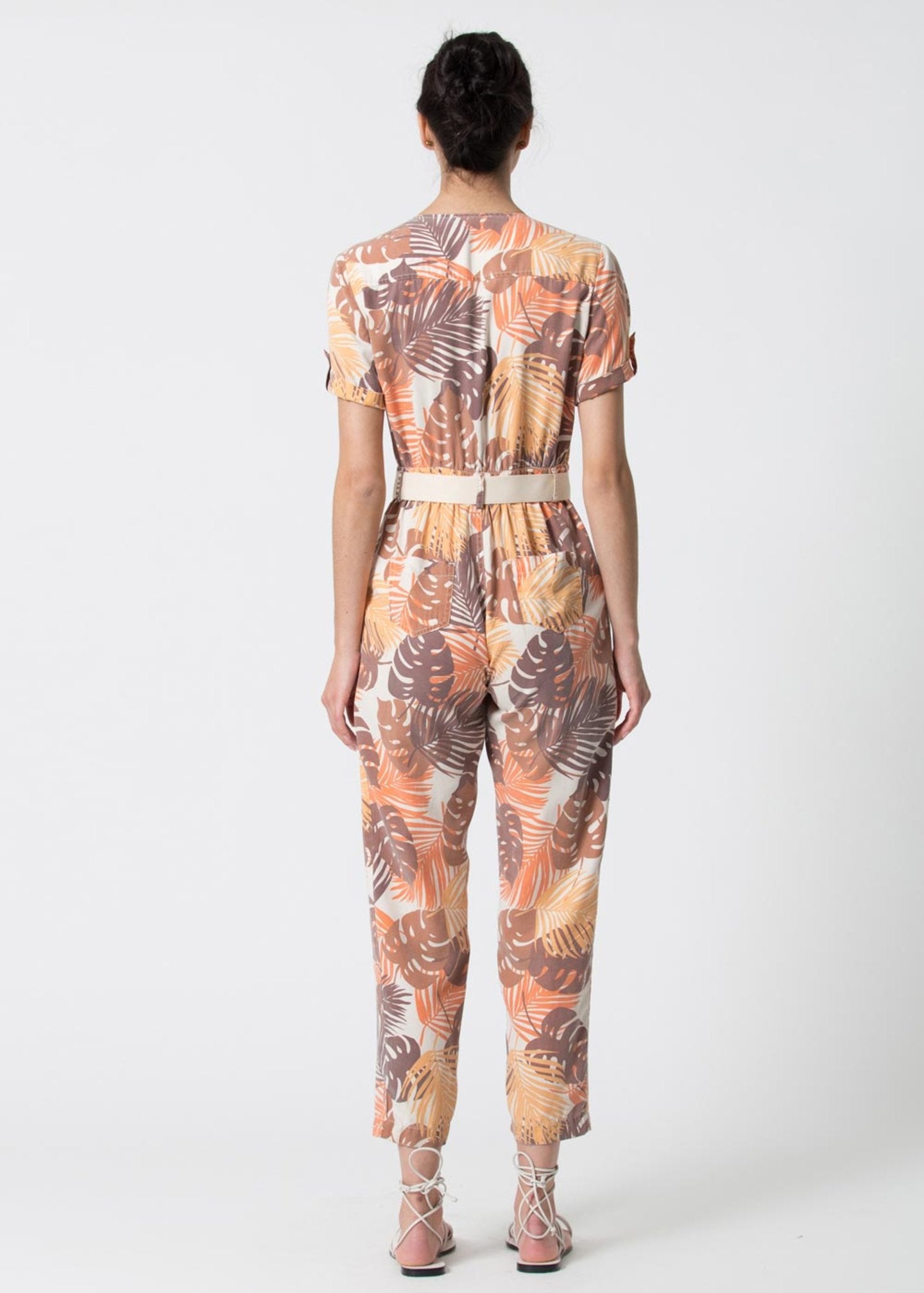 Tuta Kocca con Fantasia / Arancione - Ideal Moda