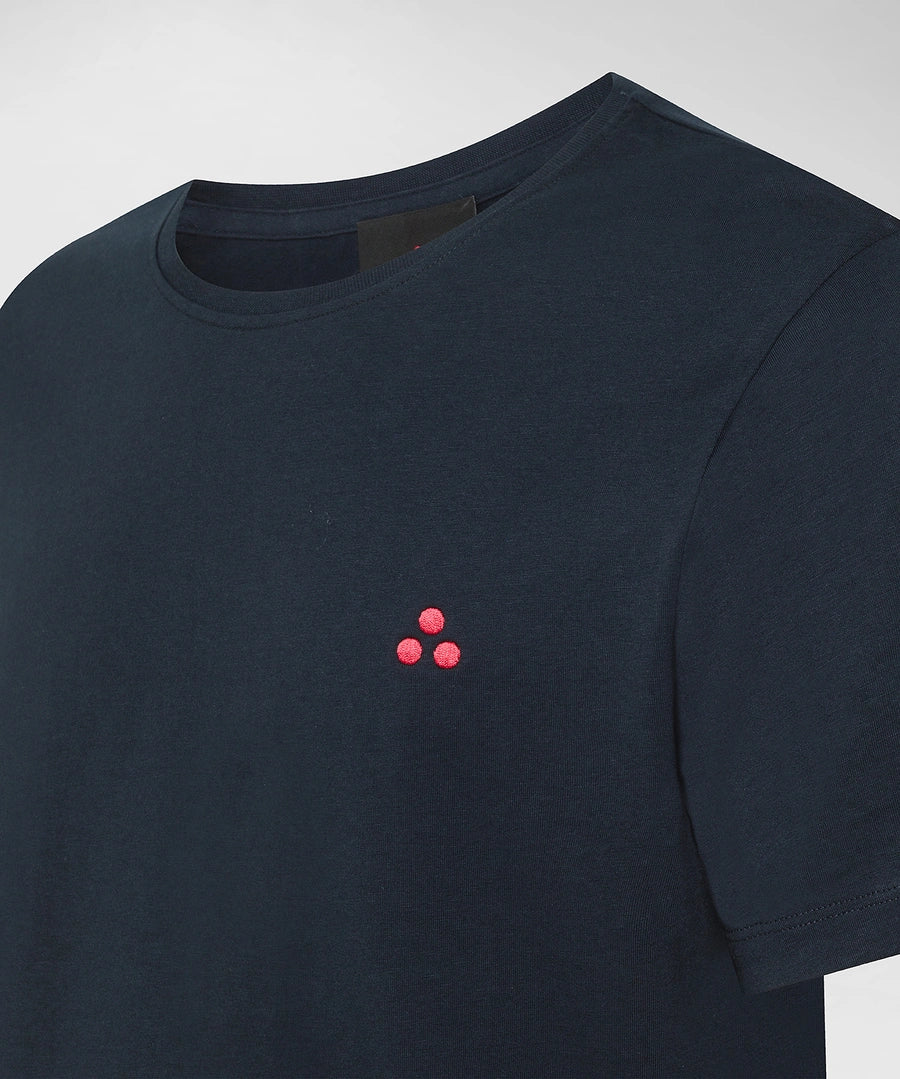 T-Shirt con Logo Ricamato Peuterey / Blu - Ideal Moda