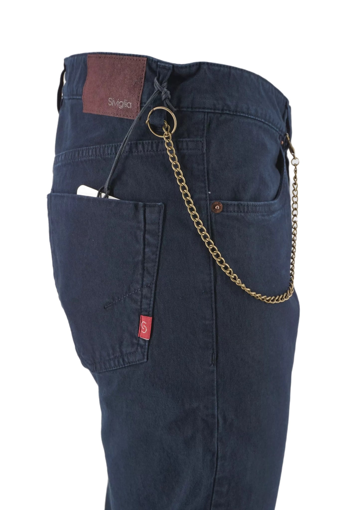 Pantalone Cinque Tasche Siviglia / Blu - Ideal Moda