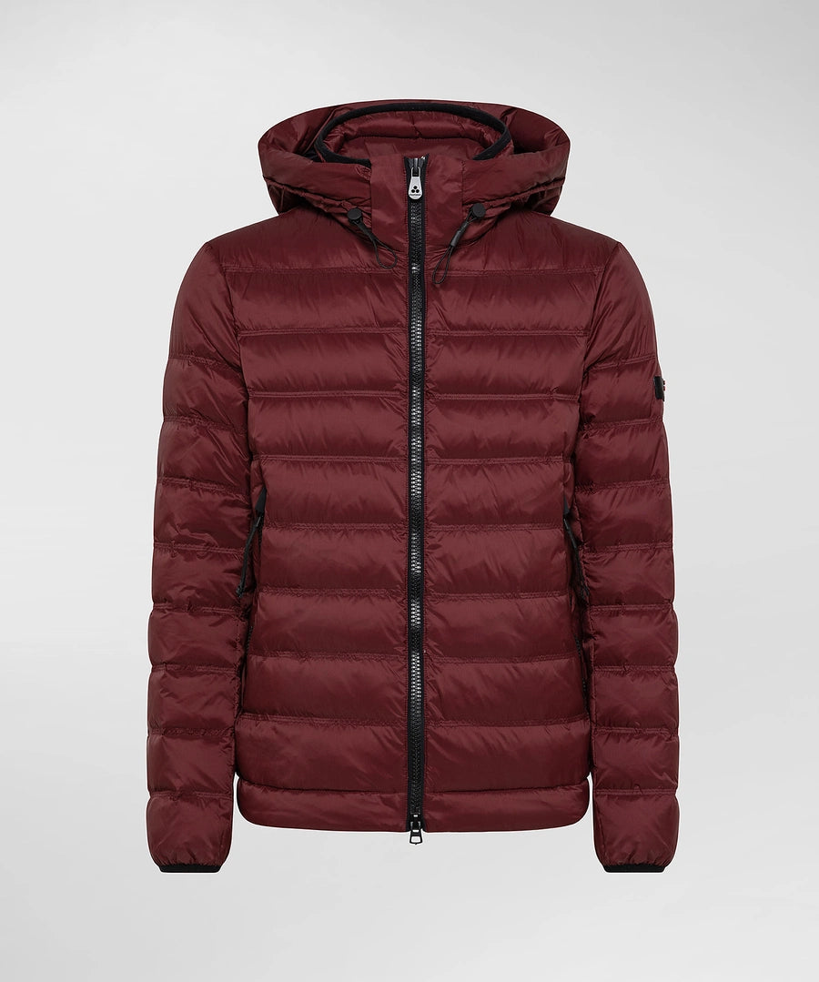 Piumino Trapuntato con Logo Peuterey / Bordeaux - Ideal Moda