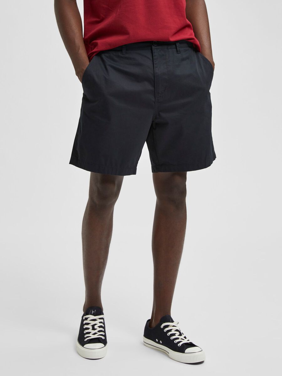 Pantaloncino Selected in Cotone / Nero - Ideal Moda
