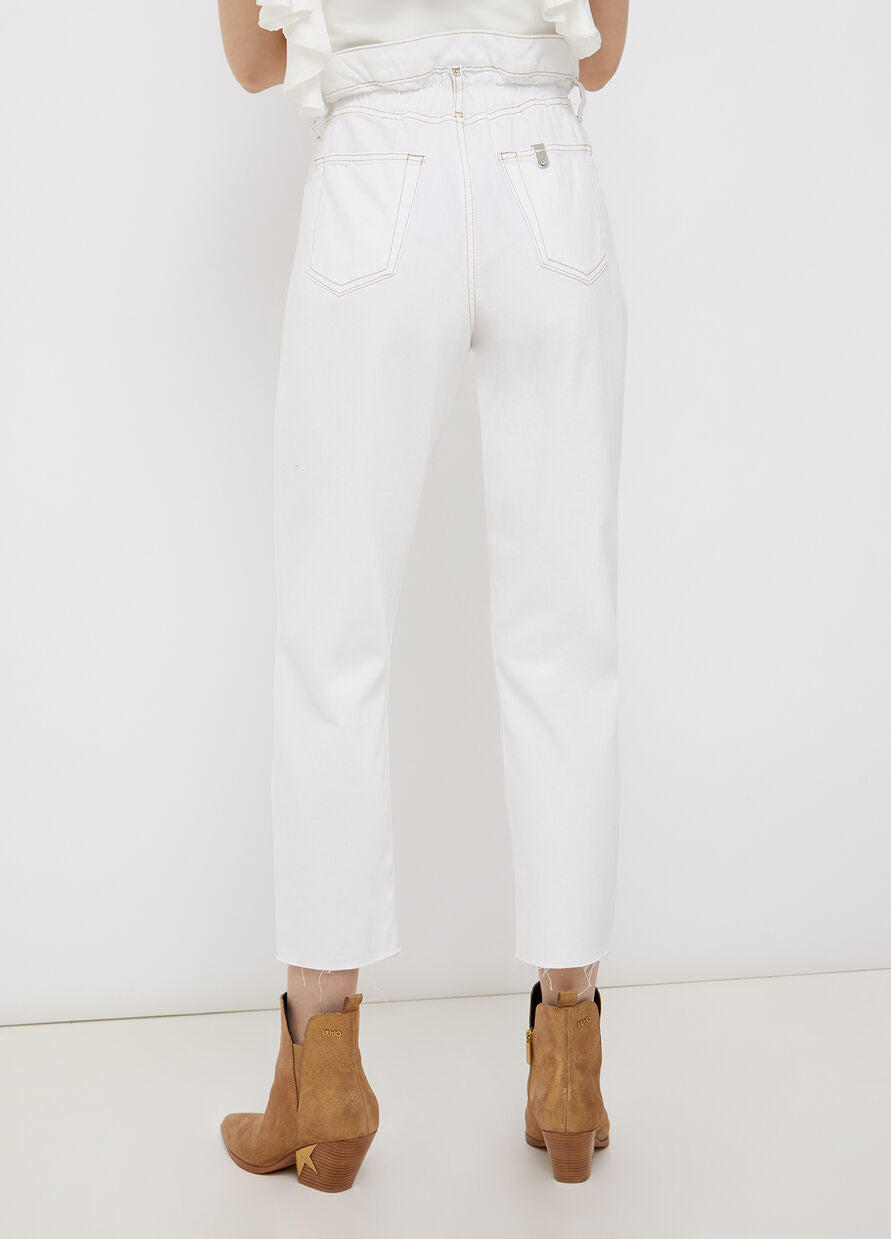 Jeans Liu Jo Boyfriend / Bianco - Ideal Moda