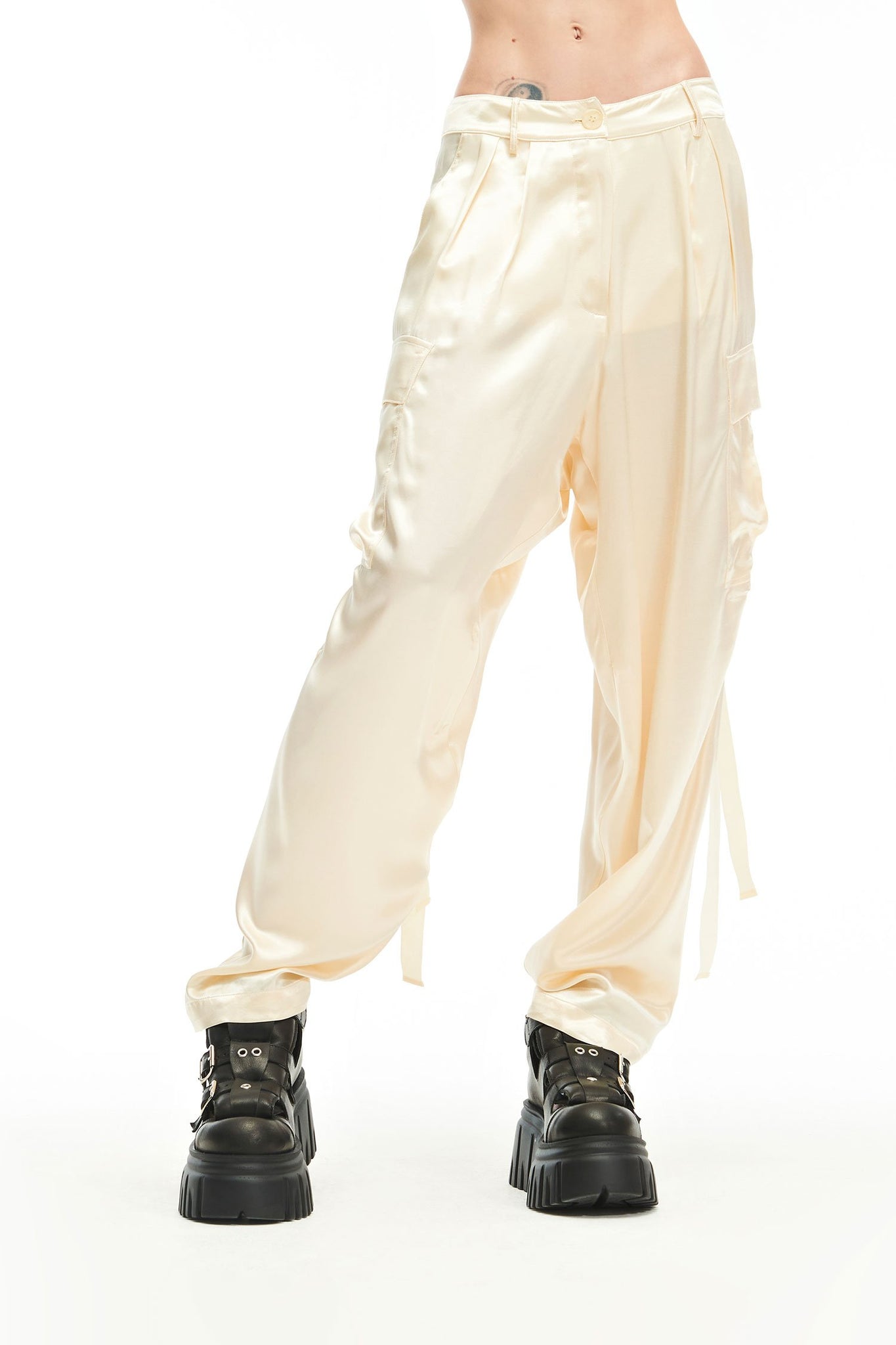 Pantalone Aniye By Cargo / Bianco - Ideal Moda