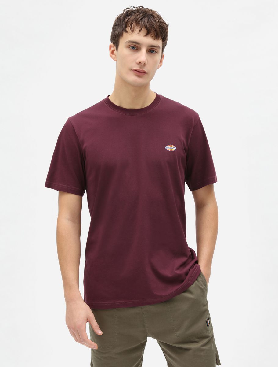 T-Shirt Mapleton con Logo Dickies / Bordeaux - Ideal Moda