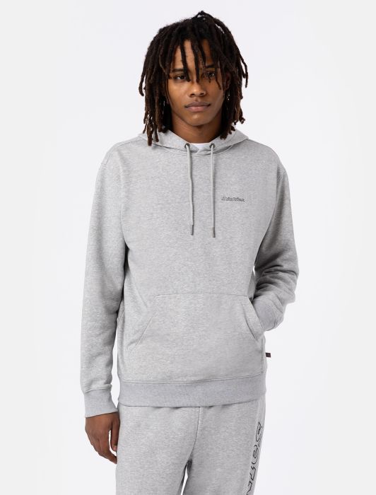 Felpa con Cappuccio e Logo Dickies / Grigio - Ideal Moda