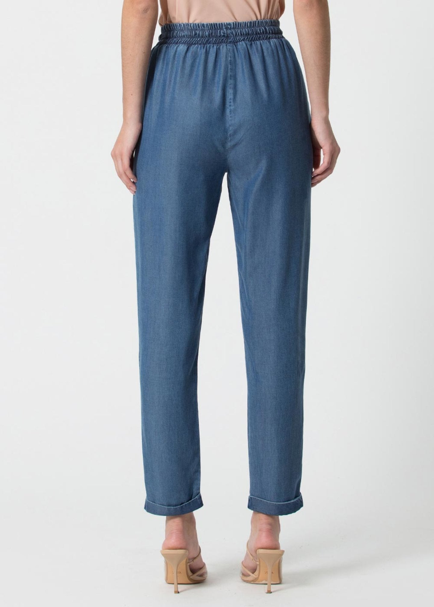 Pantalone Kocca con Coulisse / Jeans - Ideal Moda