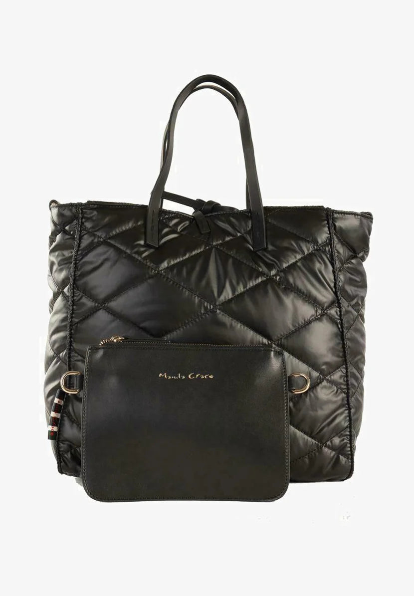 Borsa Felicia Medium Manila Grace / Nero - Ideal Moda