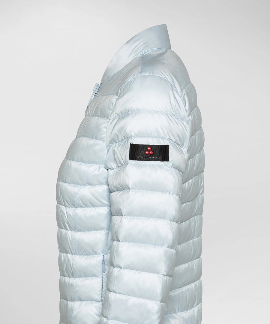 Piumino Ultraleggero con Logo Peuterey / Celeste - Ideal Moda