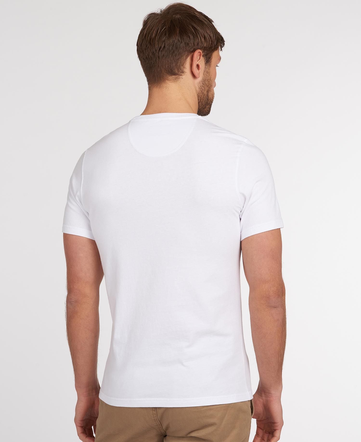 T-Shirt con Logo Barbour / Bianco - Ideal Moda