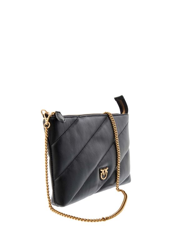 Borsa Flat Classic Maxi Quilt Pinko / Nero - Ideal Moda