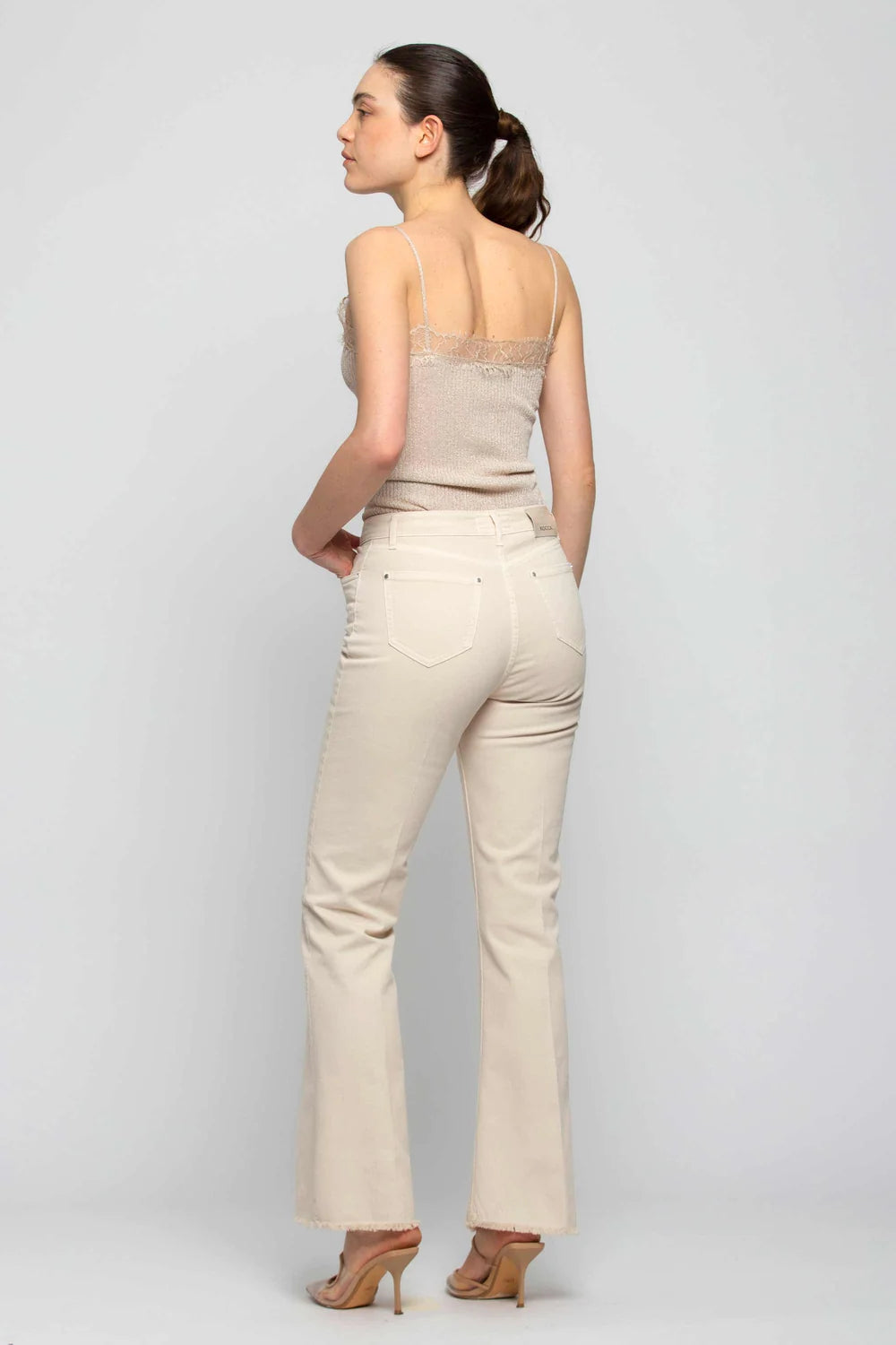Top con Pizzo Kocca / Oro - Ideal Moda