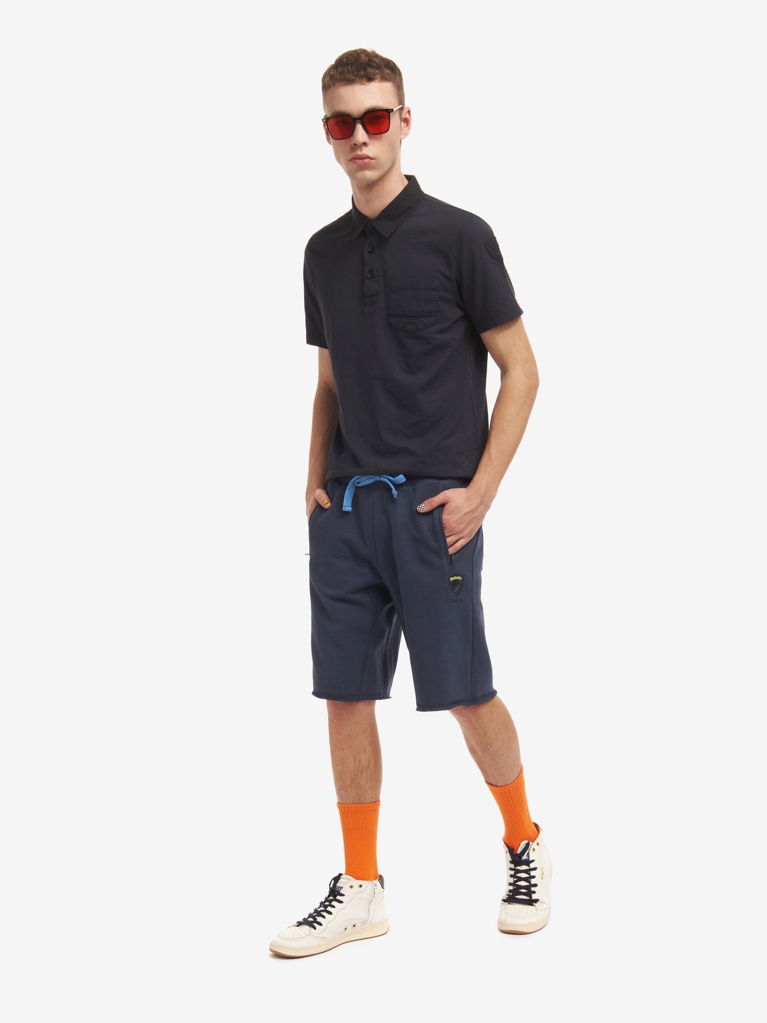 Short in Felpa / Blu - Ideal Moda