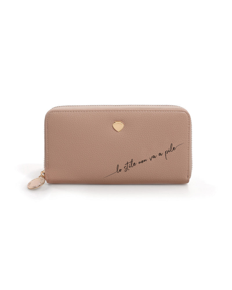 Gardenia Wallet STILE / Beige - Ideal Moda